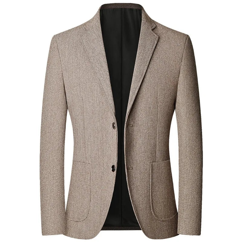 2024 Autumn Men Blazers Suits Jackets Business Casual Suit Wool Coats High Quality Male Slim Fit Blazers Jackets Blazers Coats