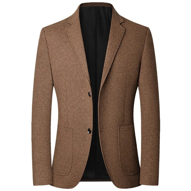 2024 Autumn Men Blazers Suits Jackets Business Casual Suit Wool Coats High Quality Male Slim Fit Blazers Jackets Blazers Coats