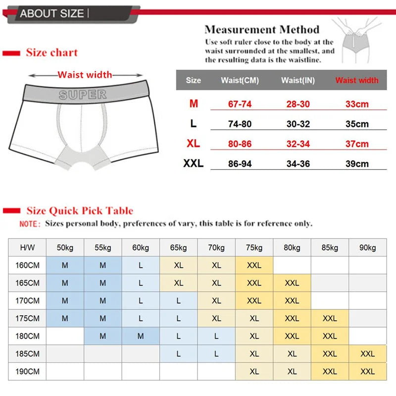 SUPERBODY Brand Men's Cotton Sexy Underwear Men Boxer Shorts Drawstring Penis Pouch Designed Gay Underwear Boxers For Man