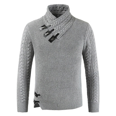 British Social Guy Sweater Half-High Collar Sweater