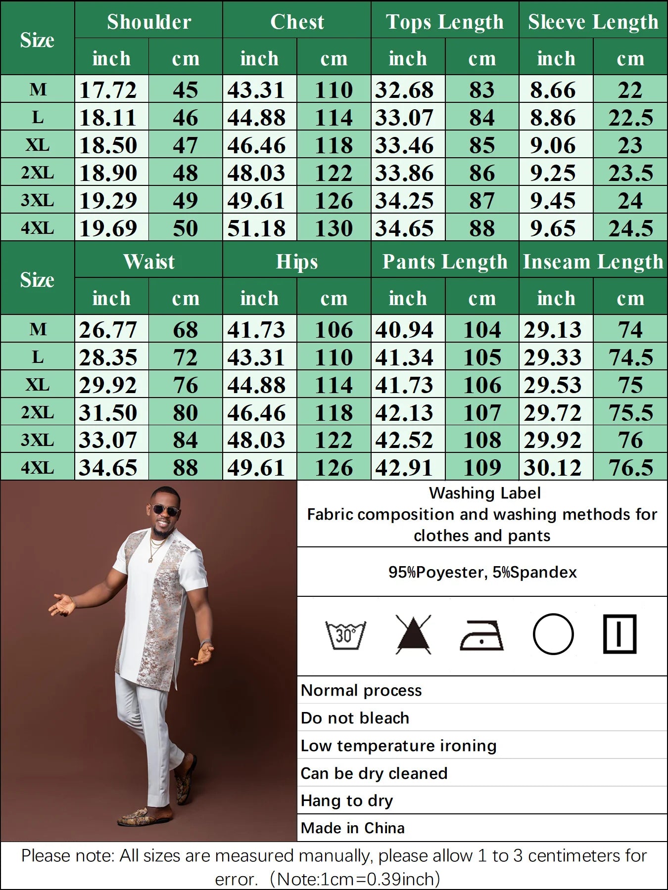 African Men Traditional Summer Outfit New in Sportswear Tracksuit Printed T-Shirts Clothes Set Fashion Sports Pant Clothing Suit