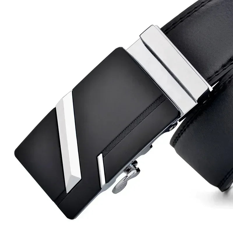 LONG Plus Large Size 130 140 150 160 170 cm Belt Men High Quality PU Leather Belt for Men Strap Metal Automatic Buckle