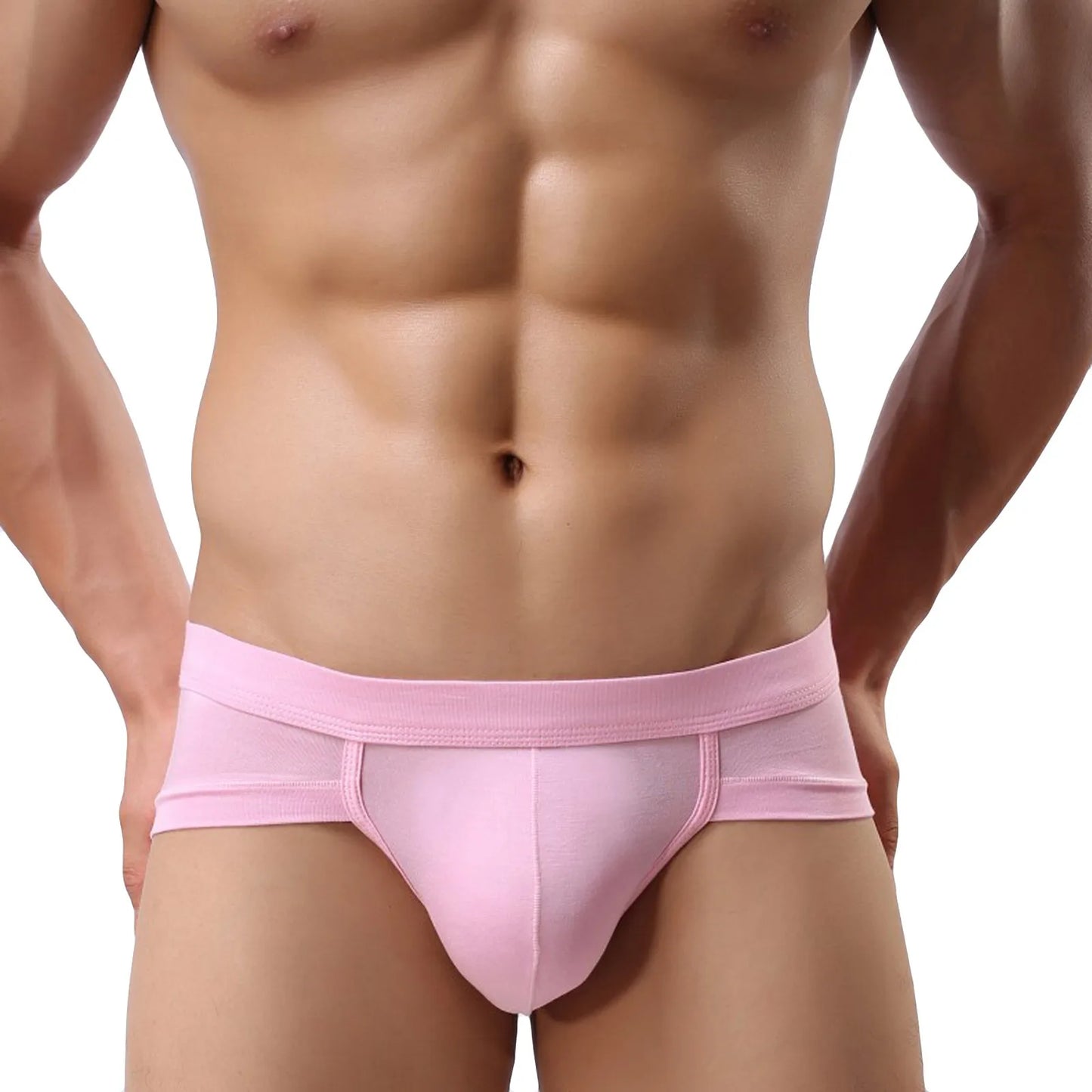 Men Fashion Sexy Gay Classic Men's Briefs New Male Sleepwear Panties Low Waist Underpants Modal Underwears Briefs