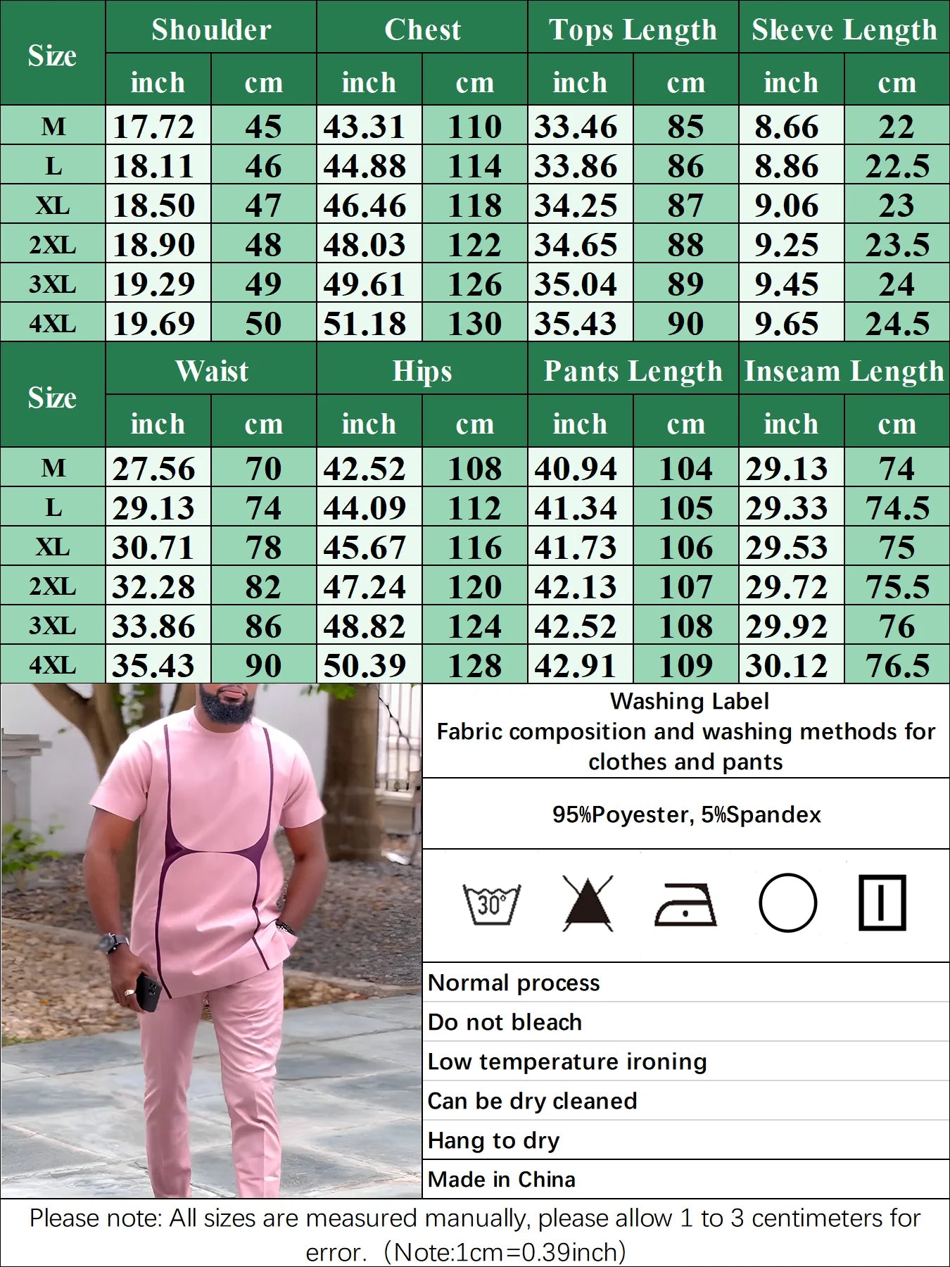 African Men Traditional Summer Outfit New in Sportswear Tracksuit Printed T-Shirts Clothes Set Fashion Sports Pant Clothing Suit