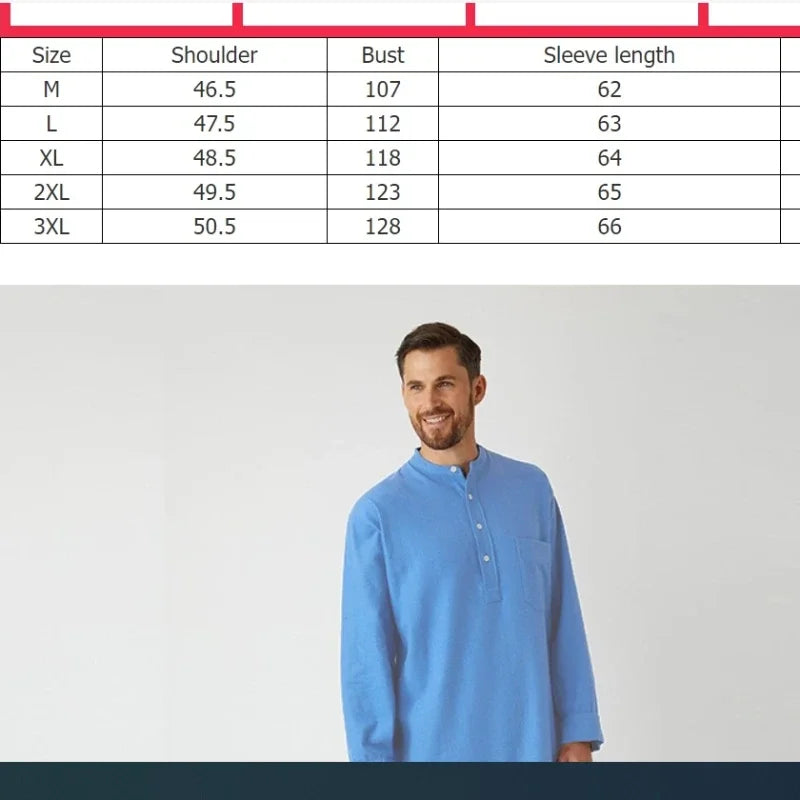 Cross-border Men's Robe 2024 New European and American Fashion Ethnic Style Long-sleeved Muslim Long Shirt for Men