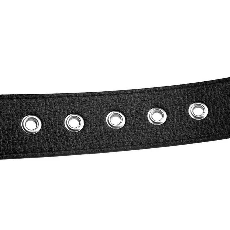 Women Men Waist Belt Punk Bullets Rivet Studded Imitation Leather Belt, Hip Hop Rivet Belt for Jeans Black