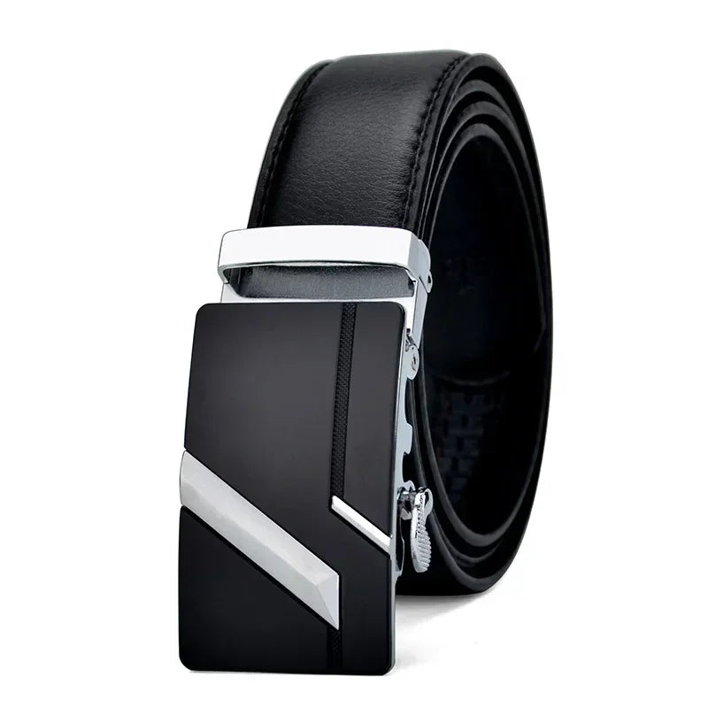 LONG Plus Large Size 130 140 150 160 170 cm Belt Men High Quality PU Leather Belt for Men Strap Metal Automatic Buckle