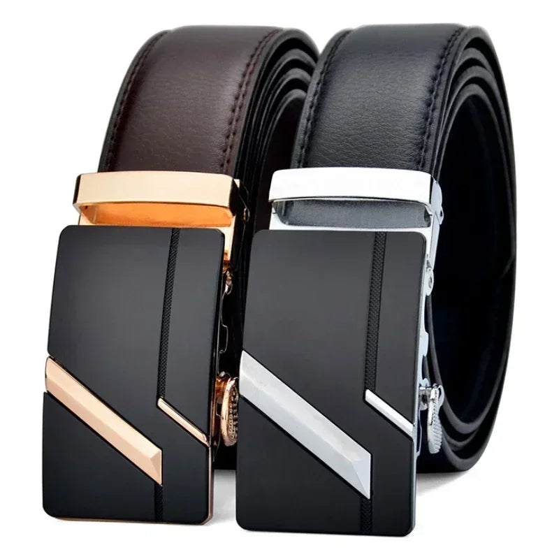 LONG Plus Large Size 130 140 150 160 170 cm Belt Men High Quality PU Leather Belt for Men Strap Metal Automatic Buckle